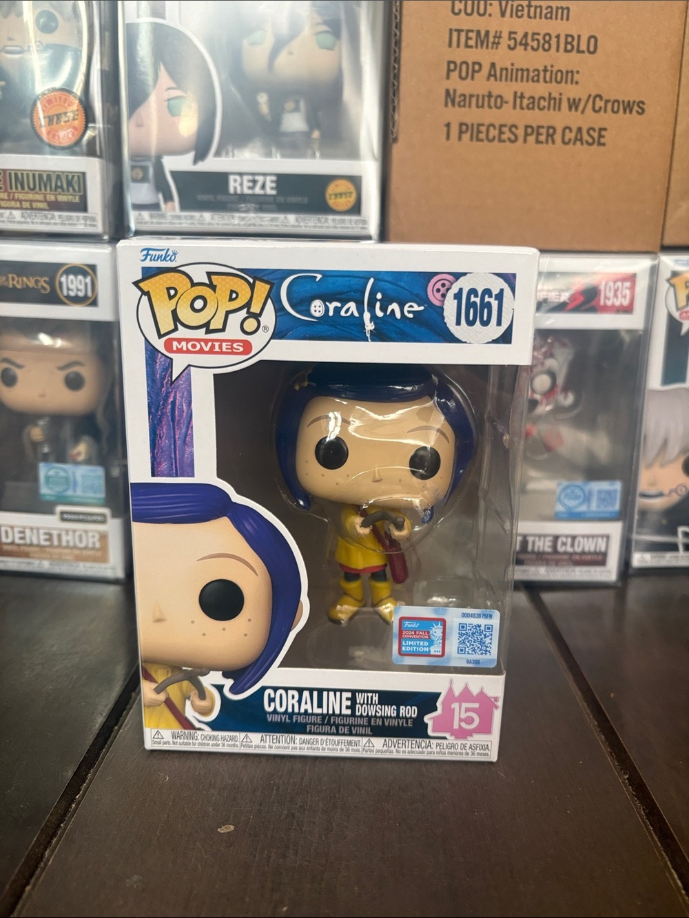 Funko Coraline Pop! Vinyl Figure - Blue Hair, Yellow Outfit